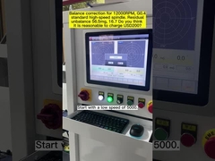 แกนหมุนเชิงกลความเร็วสูงแบบนุ่มแบริ่ง, เครื่องปรับสมดุลแกนหมุนไฟฟ้า