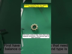 โรเตอร์มอเตอร์ไร้แปรงถ่านแบริ่งนุ่มความแม่นยำสูง， เครื่องปรับสมดุลโรเตอร์มอเตอร์แม่เหล็กไร้แปรงถ่าน